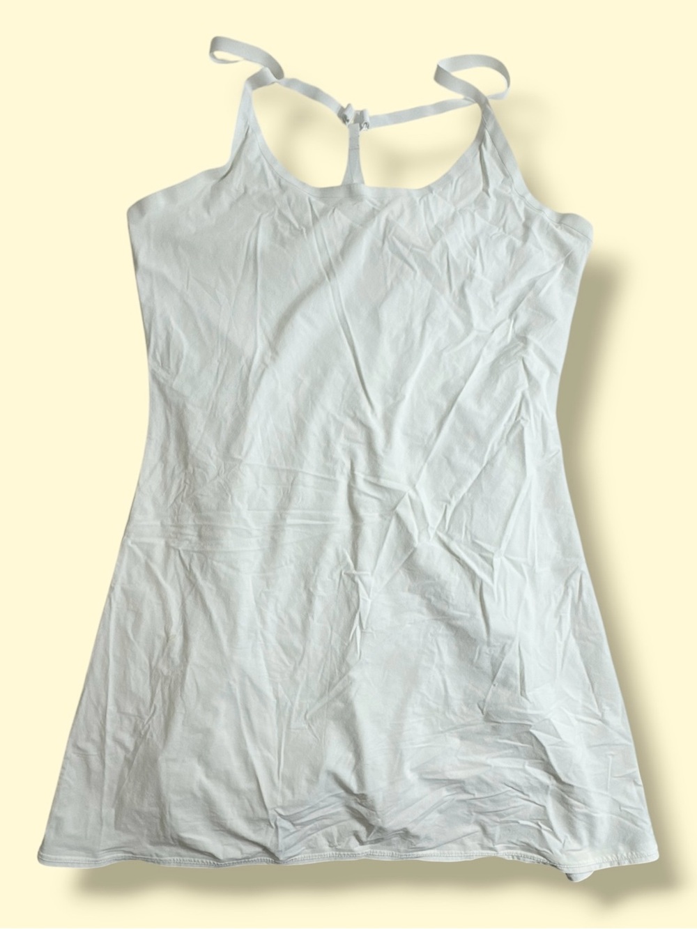 Outdoor Voices Dress Womens Large *flaw* Off White Exercise Sleeveless Lined